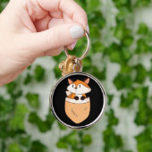 Fox Pocket - Leuke Cartoon Ontwerp Sleutelhanger (Hand)