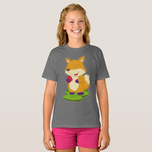 Fox Poker-kaarten T-shirt (Voorkant volledig)