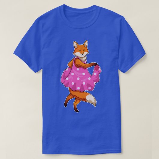 Fox Polka Dots Jurk T-shirt (Design voorkant)