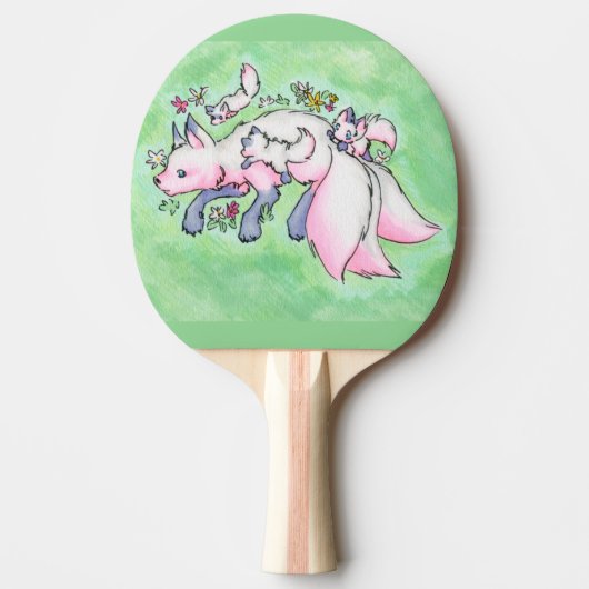 Fox pongbal tafeltennisbatje (Voorkant)