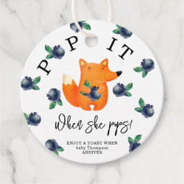 Fox - Pop het! Als ze poppen! Bedankjes Labels