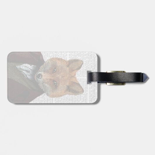 Fox Portrait 2 Bagagelabel (Achterkant horizontaal)