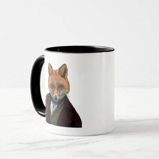 Fox Portrait 2 Mok (Voorkant links)