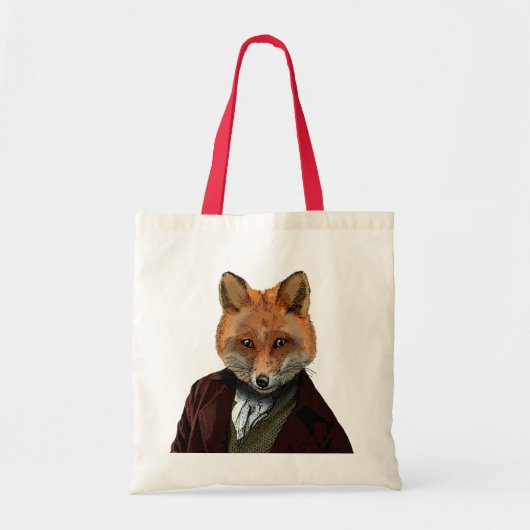 Fox Portrait 2 Tote Bag (Voorkant)