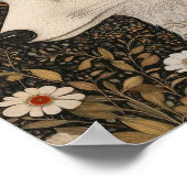 Fox Portrait Art Print Woodland Wall Art (Hoek)