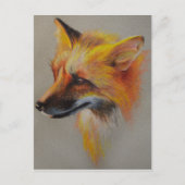 Fox Portrait Briefkaart (Voorkant)