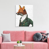 Fox Portrait Canvas Afdruk (Insitu (Woonkamer))