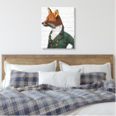 Fox Portrait Canvas Afdruk (Insitu (Slaapkamer))