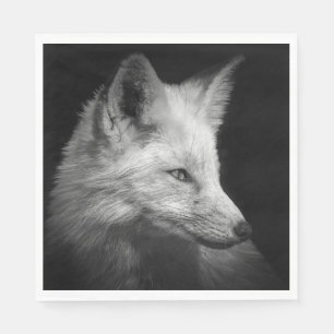 Fox Portrait Napkins Servet
