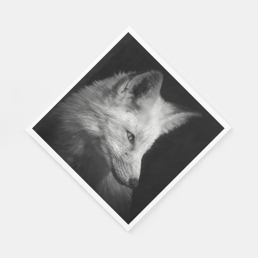 Fox Portrait Napkins Servet (Hoek)