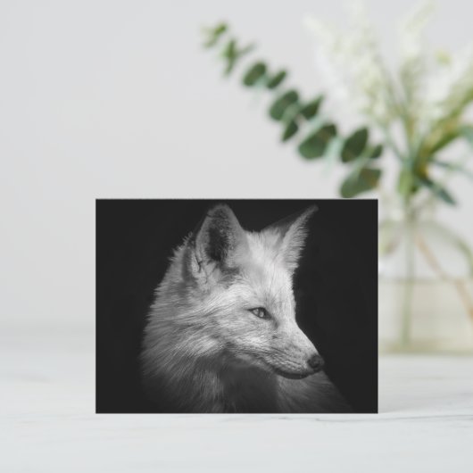 Fox Portret Briefkaart (Staand voorkant)