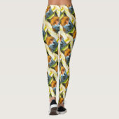 Fox Portret Realistic Wildlife Art Leggings (Achterkant)