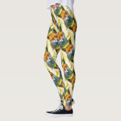 Fox Portret Realistic Wildlife Art Leggings (Links)