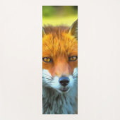 Fox Portret Realistic Wildlife Art Yogamat (Voorkant)