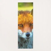 Fox Portret Realistic Wildlife Art Yogamat (Achterkant)