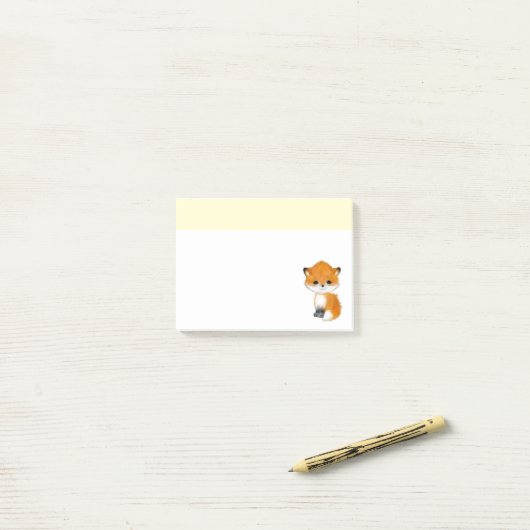 Fox Post het Opmerking Post-it® Notes (Op bureau)