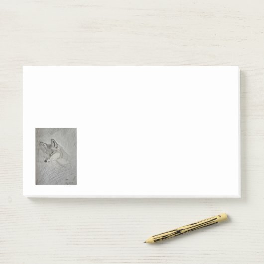 Fox Post-it® notes, 25,4 x 15,2 cm Notes (Op bureau)