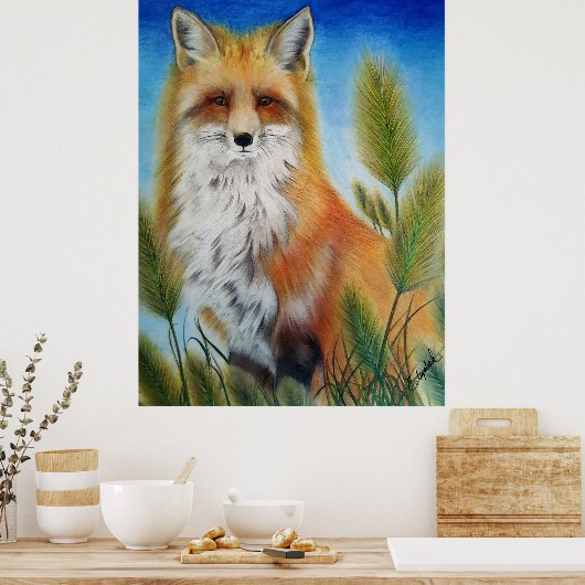 Fox Poster (Keuken)