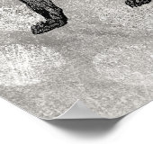 Fox Poster -  illustratie afdrukken (Hoek)