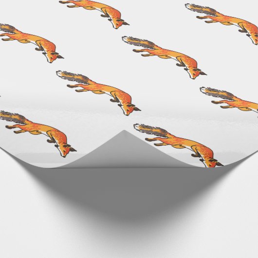 Fox Pounce Cadeaupapier (Hoek)