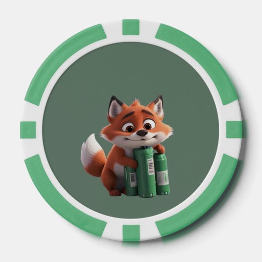 Fox Power Load Poker Chips (Voorkant)