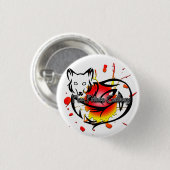Fox Prints Gallery Button (Voorkant /achterkant)