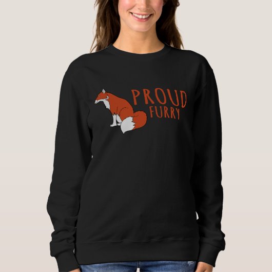 Fox Proud Furry Fox Trui (Voorkant)