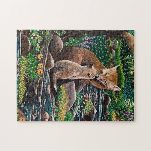 Fox Puzzle 2: "Moederliefde" Legpuzzel (Horizontaal)