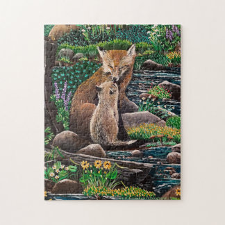 Fox Puzzle 2: "Moederliefde" Legpuzzel