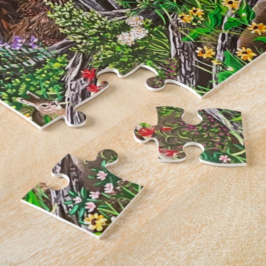 Fox Puzzle "Moeder's Love" Legpuzzel (Zijkant)