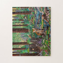 Fox Puzzle "Moeder's Love" Legpuzzel