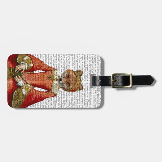 Fox Queen 2 Bagagelabel (Voorkant horizontaal)