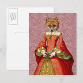 Fox Queen Briefkaart (Voorkant / Achterkant)