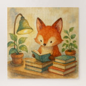 Fox Reading Nook Legpuzzel (Verticaal)