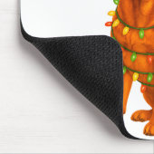 Fox Red Lab Christmas Tree Light Pajama Labrador D Muismat (Hoek)