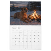 Fox Red Labrador Retriever 2027 Muurkalender Kalender (Feb 2027)