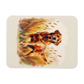 Fox Red Labrador Retriever Dog Magneet (Horizontaal)