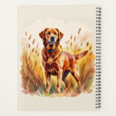 Fox Red Labrador Retriever-hond Planner (Achterkant)