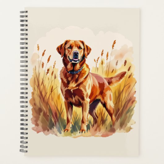 Fox Red Labrador Retriever-hond Planner (Voorkant)