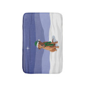 Fox Red Labrador Retriever kersthond Badmat (Voorkant Verticaal)