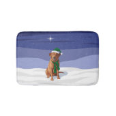 Fox Red Labrador Retriever kersthond Badmat (Voorkant)