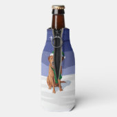 Fox Red Labrador Retriever kersthond Flesjeskoeler (Fles Achterkant)