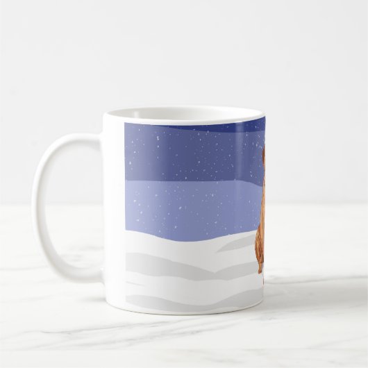 Fox Red Labrador Retriever kersthond Koffiemok (Links)