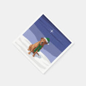 Fox Red Labrador Retriever kersthond Servet (Hoek)