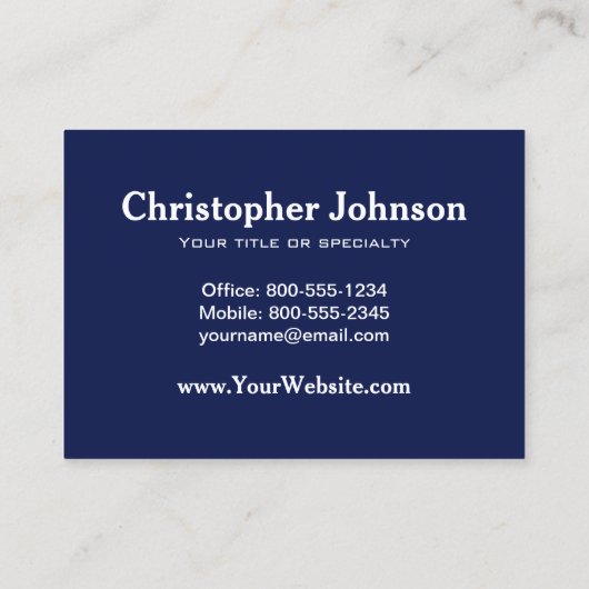 Fox Red Labrador Retriever kersthond Visitekaartje (Achterkant)