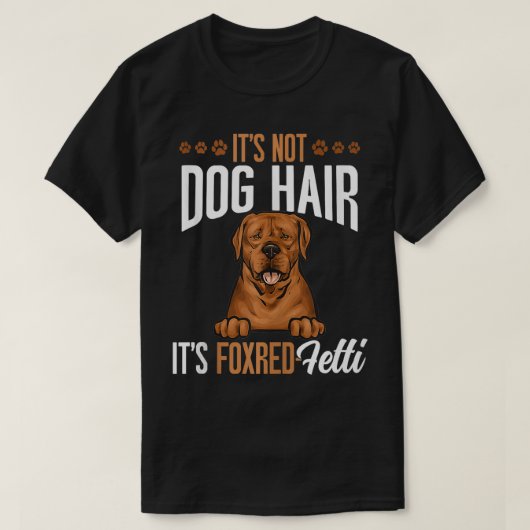 Fox Red Labrador Retriever Niet Hond Hair Foxred L T-shirt (Design voorkant)