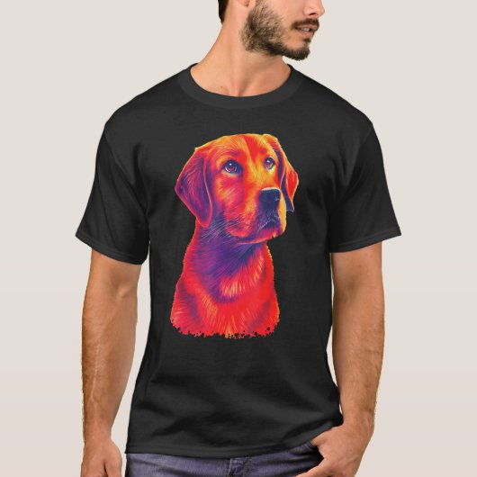 Fox Red Labrador Retriever Unieke Foxred Lab Dog I T-shirt (Voorkant)