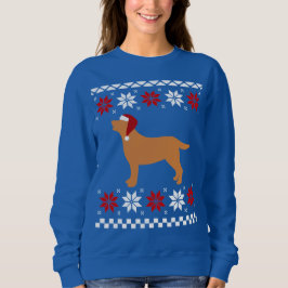 Fox Red Labrador Silhouette Santa Kerstmis Trui
