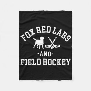 Fox Red Labs En Field Hockey Lab Papa Mama Kindere Fleece Deken