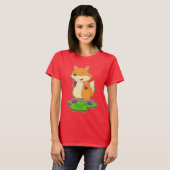 Fox Red wijn T-shirt (Voorkant volledig)